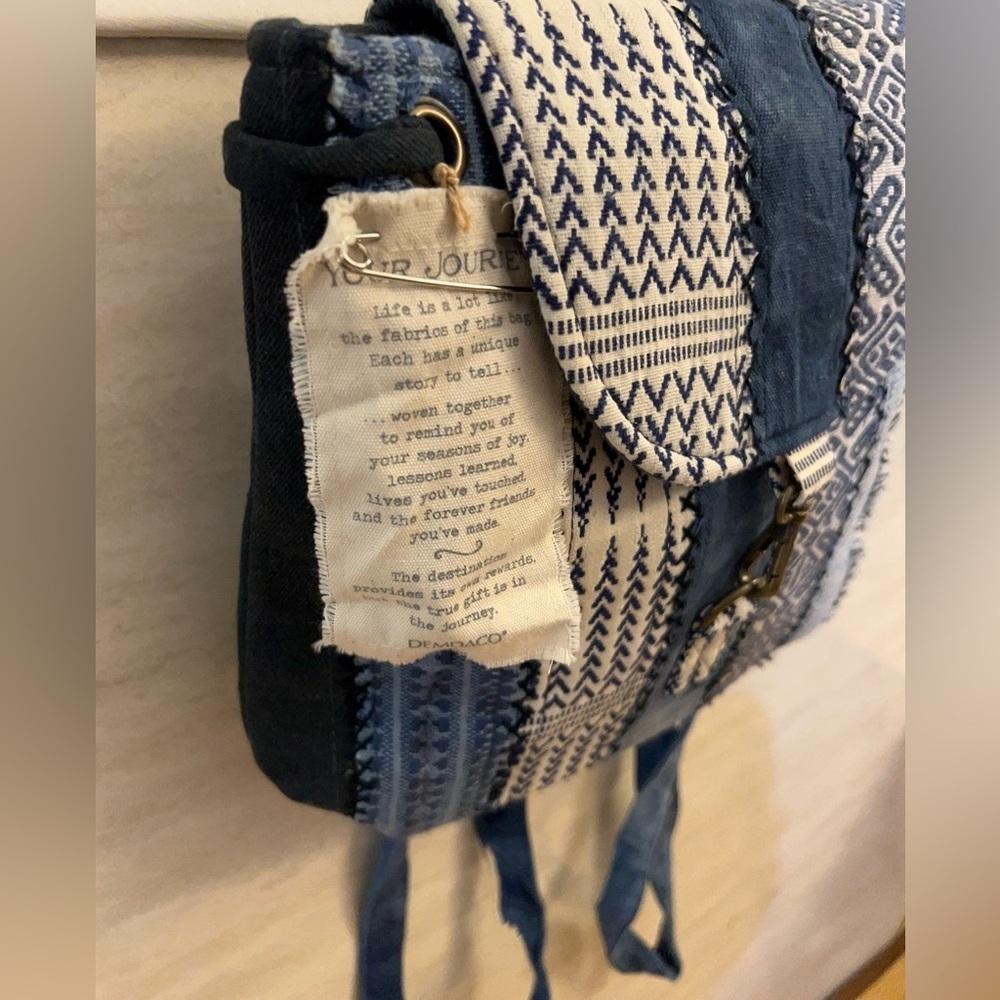Demdaco Your Journey
Indigo Blue Patchwork
Backpack. - Picture 6 of 16